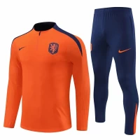 Netherlands National Team Orange Training Technical Soccer Tracksuit 2023-24