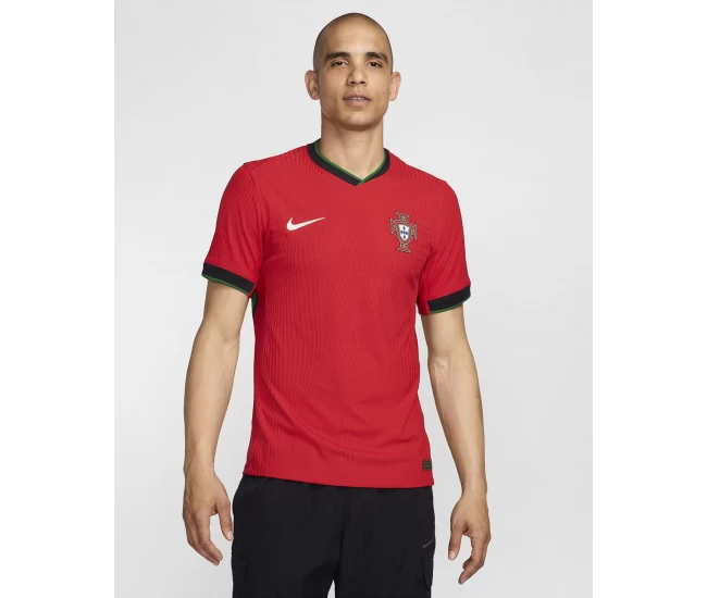 Portugal Mens Home Authentic Soccer Jersey 2024