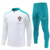 Portugal National Team White Training Technical Soccer Tracksuit 2024-25