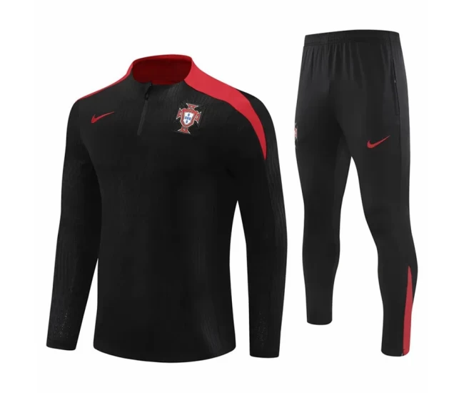 Portugal National Team Black Training Technical Soccer Tracksuit 2023-24