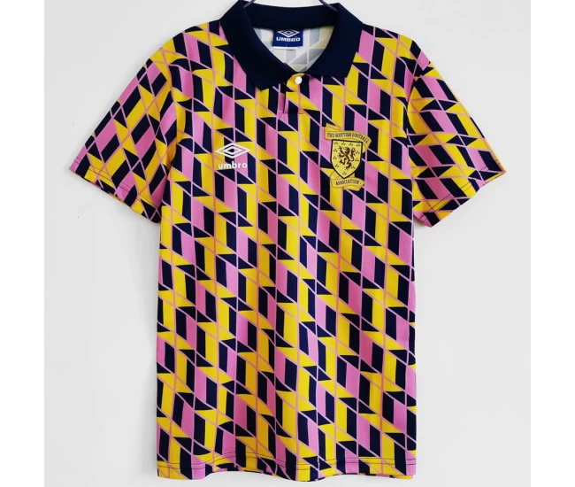 Scotland Third Retro Soccer Jersey 1988-1989