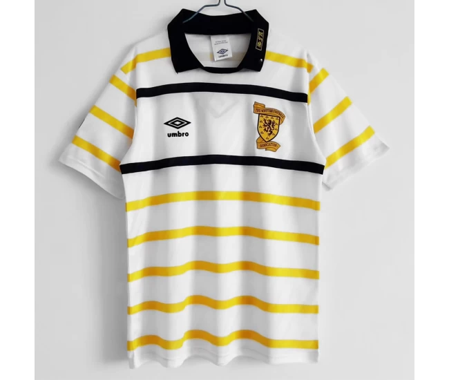 Scotland Away Retro Soccer Jersey 1989-1991 