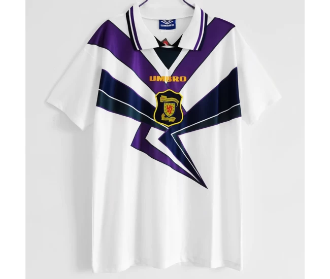 Scotland Away Retro Soccer Jersey 1994-1996