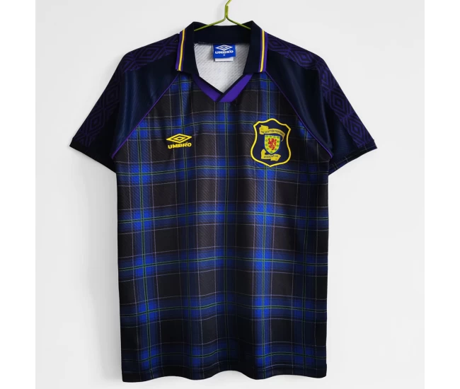 Scotland Home Retro Soccer Jersey 1994-1996 