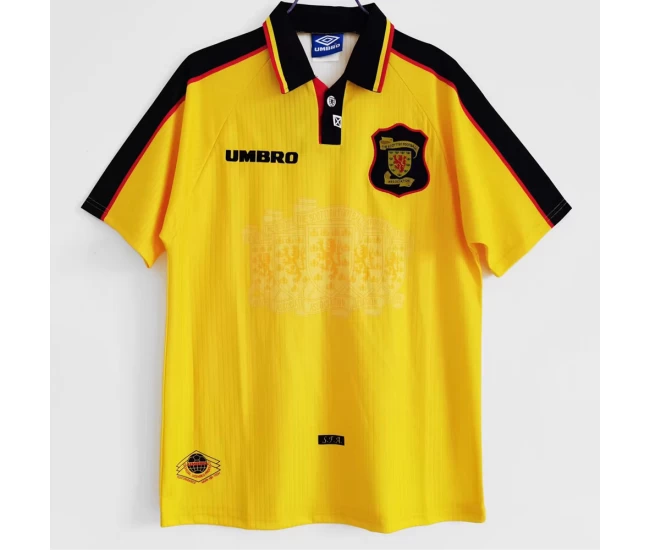 Scotland Away Retro Soccer Jersey 1996-1998