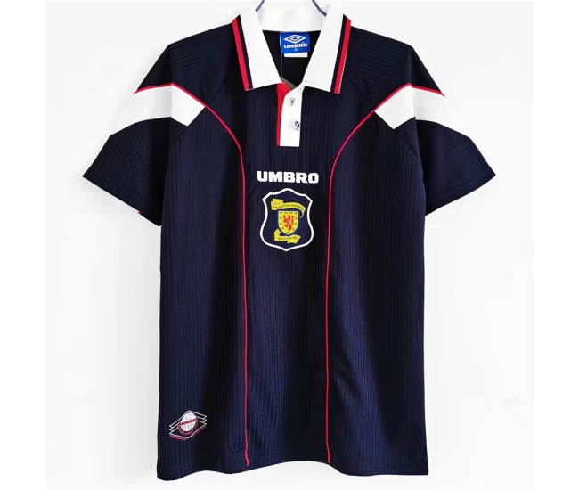 Scotland Home Retro Soccer Jersey 1996-1998