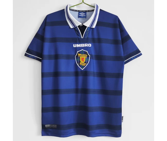 Scotland Home Retro Soccer Jersey 1998-2000