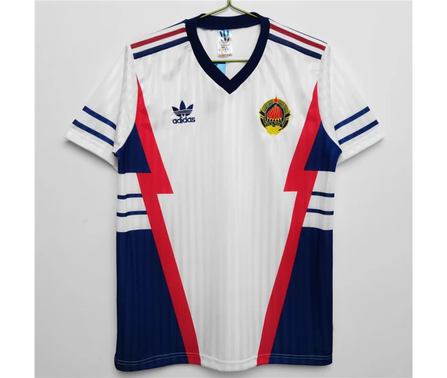 Yugoslavia Away Retro Soccer Jersey 1990-1992