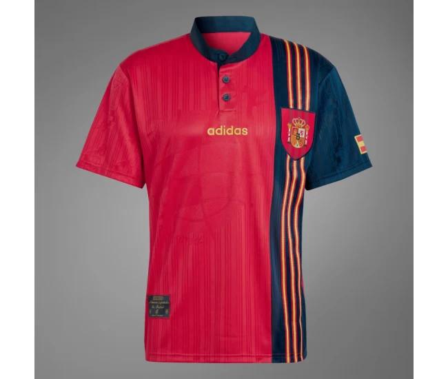 Spain Home Retro Soccer Jersey 1996