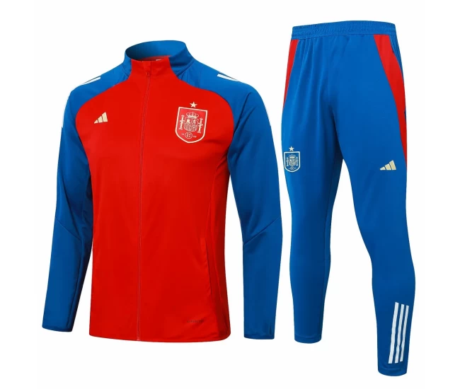 Spain National Team Red Training Presentation Soccer Tracksuit 2024-25