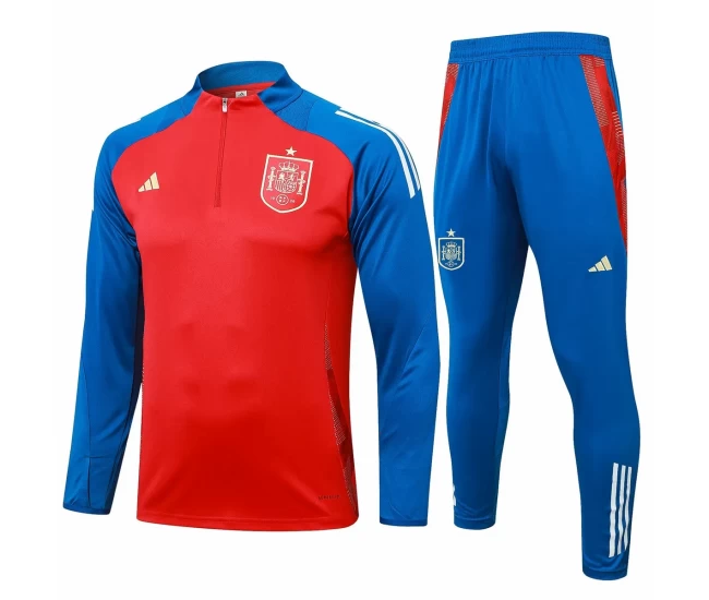 Spain National Team Red Training Technical Soccer Tracksuit 2024-25