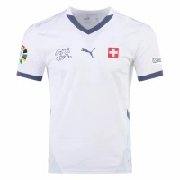 Switzerland Mens Away Euro Soccer Jersey 2024