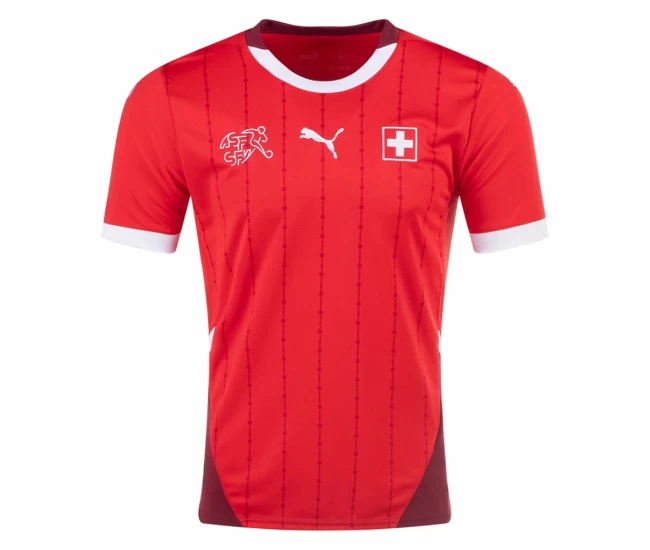 Switzerland Mens Home Soccer Jersey 2024