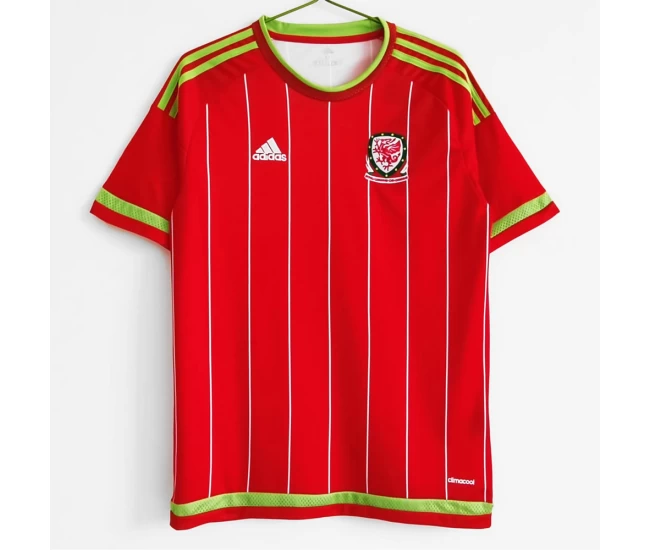 Wales Home Retro Soccer Jersey 2015-2016