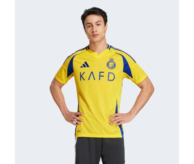 Al Nassr FC Mens Home Authentic Soccer Jersey 2024-25