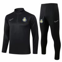 Al Nassr Club Black Training Technical Soccer Tracksuit 2024-25