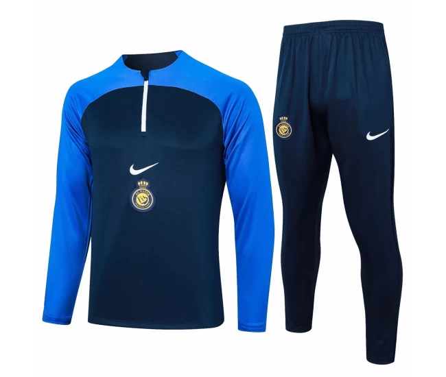 Al Nassr Club Navy Training Technical Soccer Tracksuit 2024-25